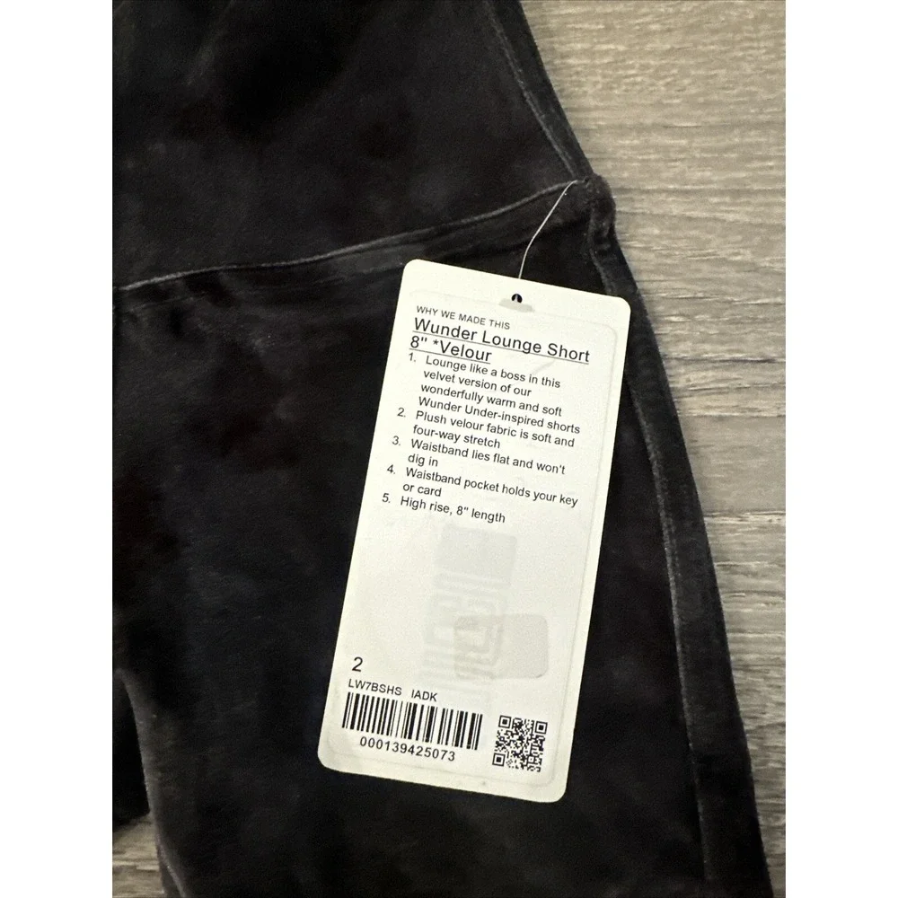 LULULEMON WUNDER LOUNGE Biker Yoga SHORTS 8